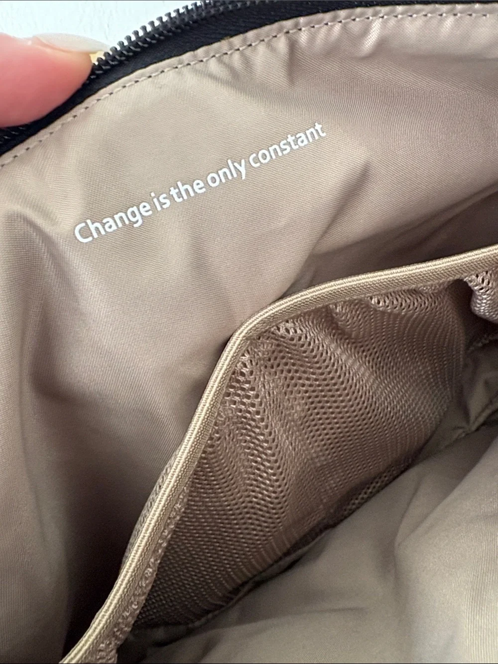 lululemon athletica Black Crossbody Messenger Bag & Changing Mat Insert